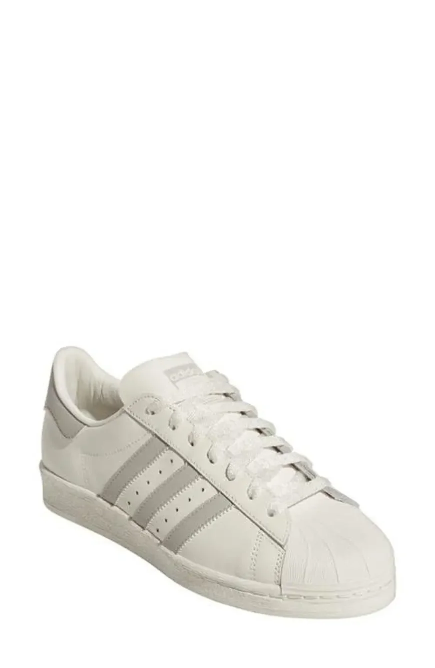 ADIDAS SUPERSTAR 82 SNEAKER IN WHITE/GREY/OFF WHITE AT NORDSTROM SIZE 6.5